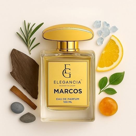 ELEGANCIA Marcos Eau de Parfum | Long Lasting Luxury Unisex Perfume 100ml | Premium Gift Perfume