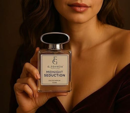 ELEGANCIA Midnight Seduction Eau de Parfum for Men | Long Lasting Premium Perfume 100ml | Premium Perfume Gift Set for Men