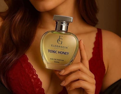 ELEGANCIA Toxic Honey Eau de Parfum | Premium Women’s Perfume 100ml | Luxury Gift Perfume