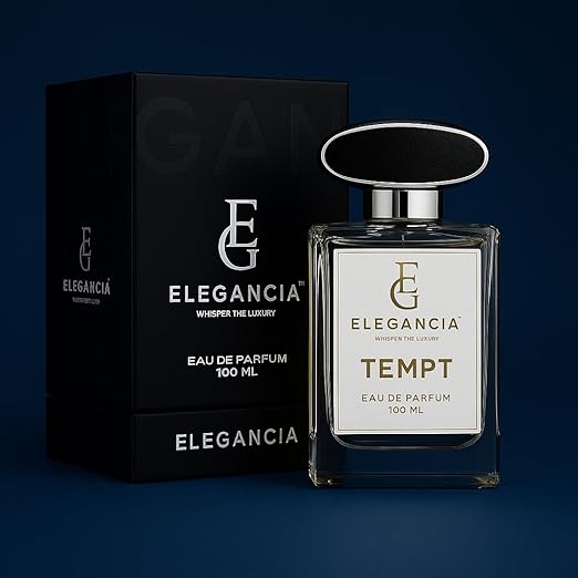 ELEGANCIA Tempt Eau de Parfum for Unisex | Premium Long Lasting Luxury Perfume 100ml | Signature Masculine Fragrance
