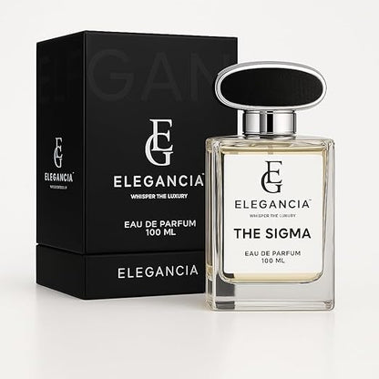 ELEGANCIA The Sigma Eau de Parfum | Modern Long Lasting Perfume for Men 100ml | Perfume Gift for Men