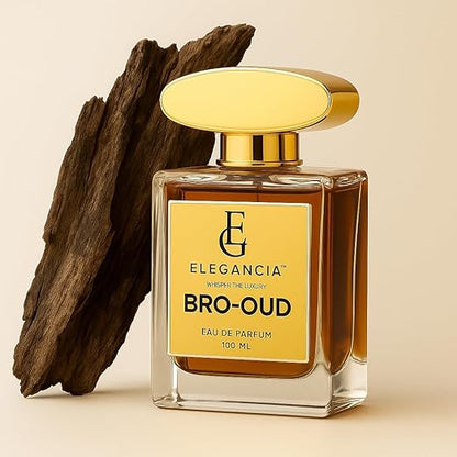 ELEGANCIA Bro Oud Eau de Parfum for Unisex | Long Lasting Luxury Perfume 100ml | Premium Gift Perfume