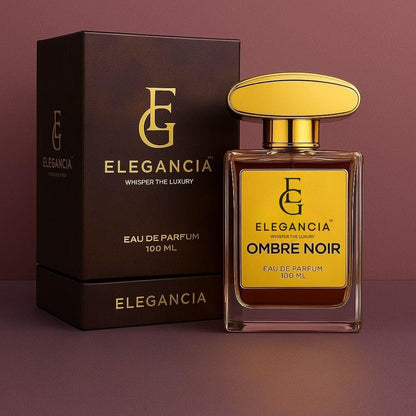 ELEGANCIA Ombre Noir Eau de Parfum | Premium Long Lasting Unisex Perfume 100ml | Luxury Gift Scent