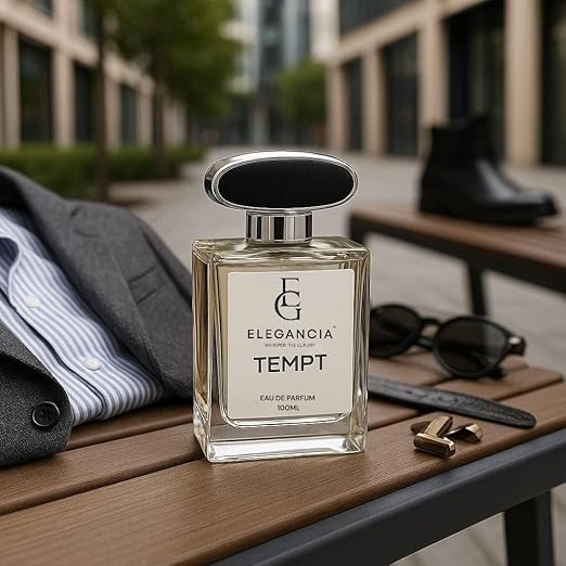 ELEGANCIA Tempt Eau de Parfum for Unisex | Premium Long Lasting Luxury Perfume 100ml | Signature Masculine Fragrance
