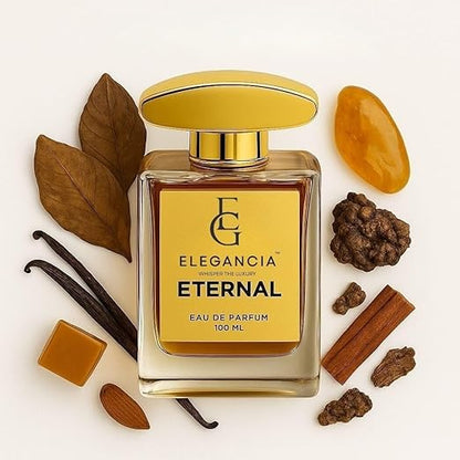 ELEGANCIA Eternal Eau de Parfum | Long Lasting Luxury Unisex Perfume 100ml |  Luxury Gift Perfume