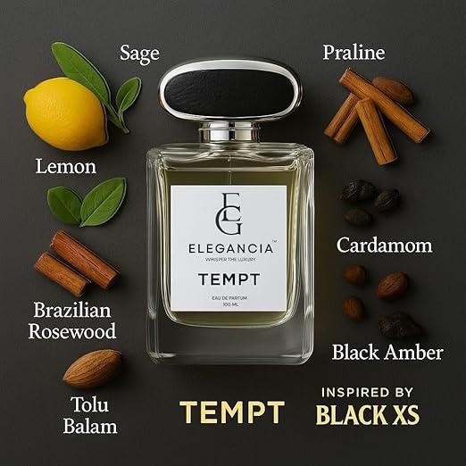 ELEGANCIA Tempt Eau de Parfum for Unisex | Premium Long Lasting Luxury Perfume 100ml | Signature Masculine Fragrance