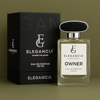 ELEGANCIA Owner Men’s Luxury Perfume | Premium Long Lasting Eau de Parfum 100ml | Premium Perfume Gift for Men