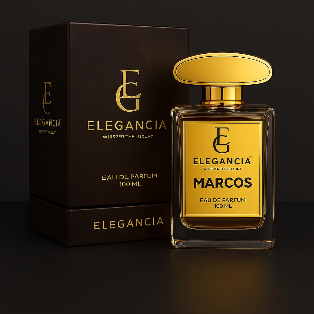 ELEGANCIA Marcos Eau de Parfum | Long Lasting Luxury Unisex Perfume 100ml | Premium Gift Perfume