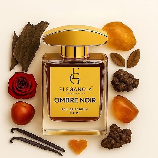 ELEGANCIA Ombre Noir Eau de Parfum | Premium Long Lasting Unisex Perfume 100ml | Luxury Gift Scent