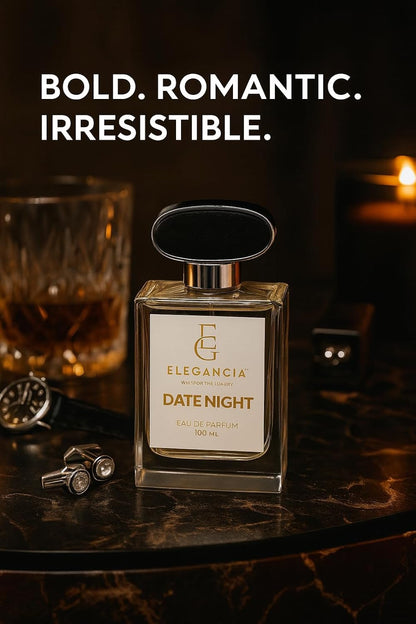 ELEGANCIA Date Night Perfume for Men | Premium Long Lasting Eau de Parfum 100ml | Luxury Fragrance for Men
