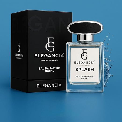 ELEGANCIA Splash Perfume for Men | Premium Long Lasting Eau de Parfum 100ml | Luxury Gift Perfume for Men