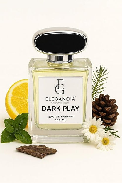 ELEGANCIA Dark Play Eau de Parfum for Men| Long Lasting Luxury Perfume 100ml  Premium Gift Perfume for Men