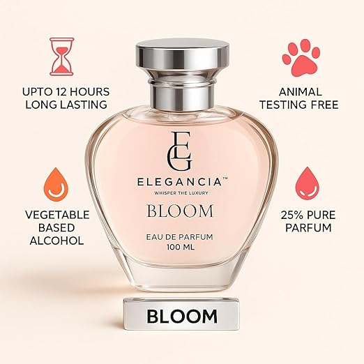ELEGANCIA Bloom Eau de Parfum | Luxury Women’s Perfume 100ml | Premium Gift Perfume