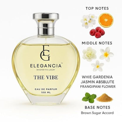 ELEGANCIA The Vibe Eau de Parfum | Luxury Women’s Perfume 100ml | Premium Gift Perfume