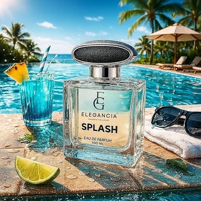 ELEGANCIA Splash Perfume for Men | Premium Long Lasting Eau de Parfum 100ml | Luxury Gift Perfume for Men