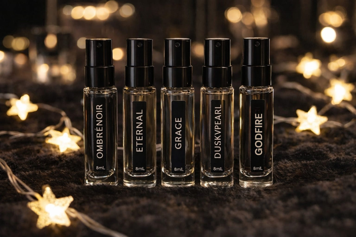 Luxury Universal Perfume Trial Set – 5×8ml Long-Lasting Eau de Parfum by Elegancia