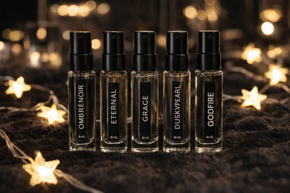 Luxury Universal Perfume Trial Set – 5×8ml Long-Lasting Eau de Parfum by Elegancia