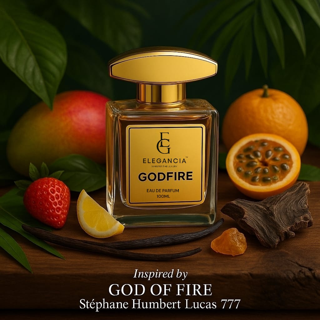 ELEGANCIA Godfire Eau de Parfum | Premium Long Lasting Unisex Perfume 100ml | Luxury Gift Scent