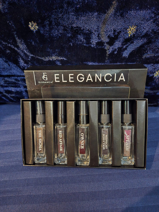 Elegancia Men’s Perfume Trial Set – Eau de Parfum | Premium Fragrance Sampler for Men