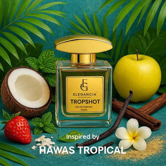 ELEGANCIA Tropshot Eau de Parfum | Premium Long Lasting Unisex Perfume 100ml | Luxury Gift Scent